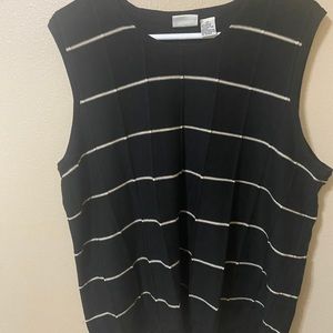 CJ Banks sleeveless sweater